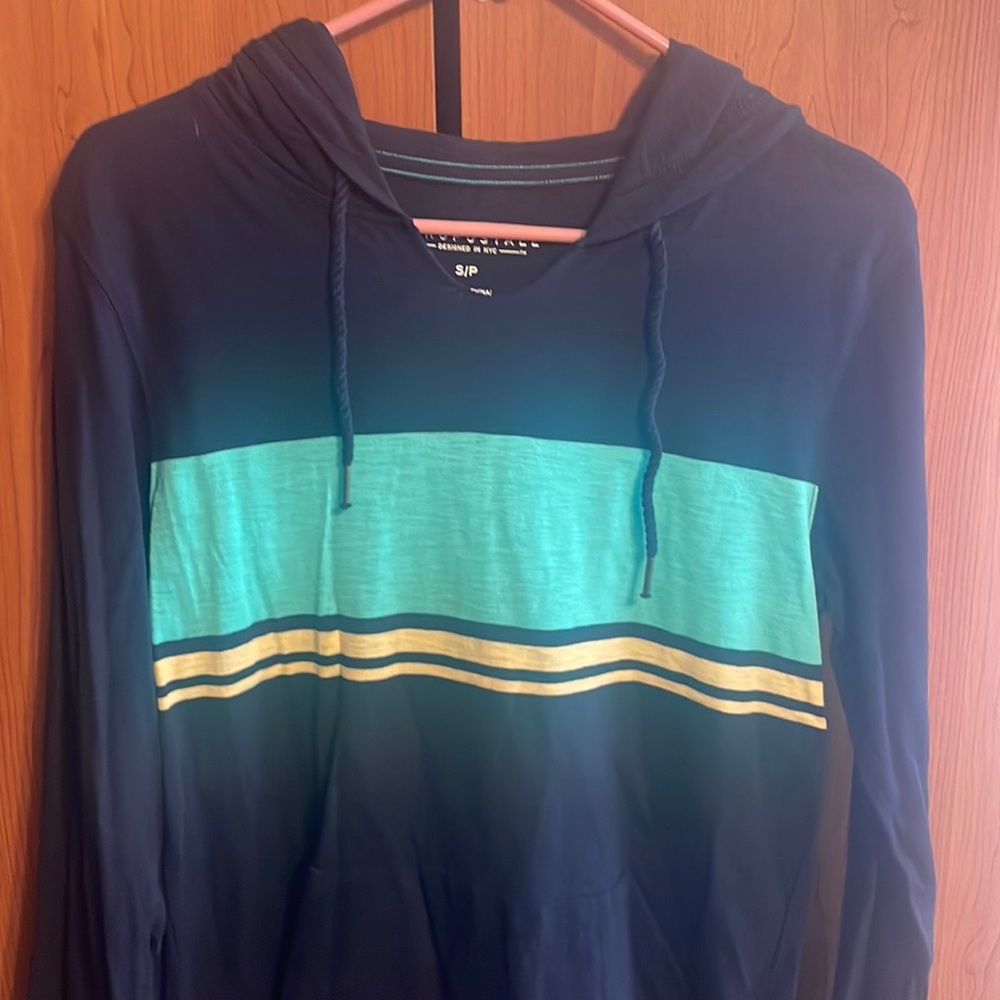 Aeropostale Light Hoodie Navy Blue Size S
